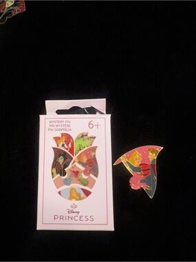 Disney Rose Puzzle Enamel Pin with Sleeping Beauty